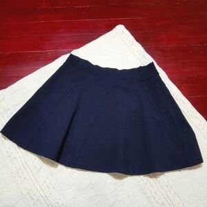 Anthro Akira Skater Skirt size Large Black